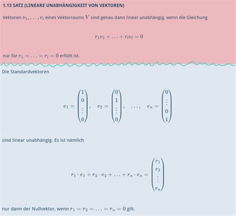 Teil 3b 4 Vektorraum Lineare Abbildungen Karteikarten Quizlet