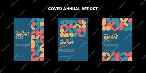 Premium Vector | Cover Annual Report Template