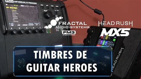 Timbres Famosos Nas Pedaleiras Fractal Fm E Headrush Mx Youtube