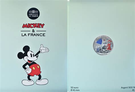 Frankreich 50 Euro 2018 Monnaie De Paris Mickey La France Champs