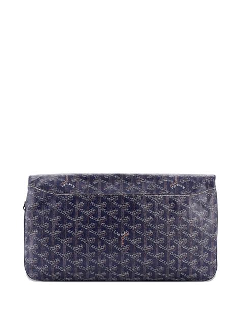 goyard pre owned saint marie coated canvas farfetch cn