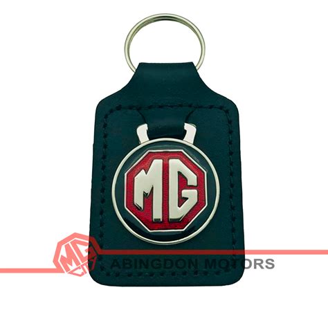 Leather Key Fob Abingdon Motors MG City