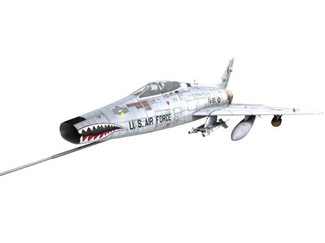 3D model North American F-100 Super Sabre | CGTrader