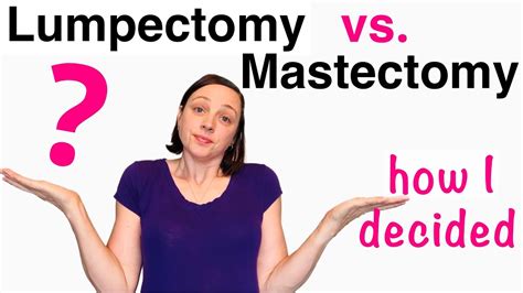 Lumpectomy Vs Mastectomy Single Vs Double And Breast Reconstruction