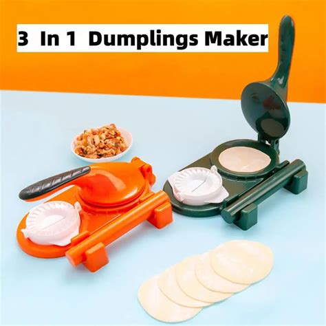 3 In 1 DIY Dumplings Maker Machine Dough Pressing Tool Manual Press