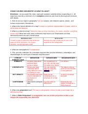 CRASH COURSE GEOGRAPHY NUMBER 2 WHAT IS A MAP With Answers Docx CRASH