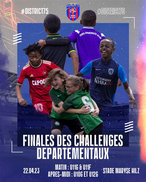 Finales Challenges Departementaux U10g U11g U11f U12g District Parisien De Football