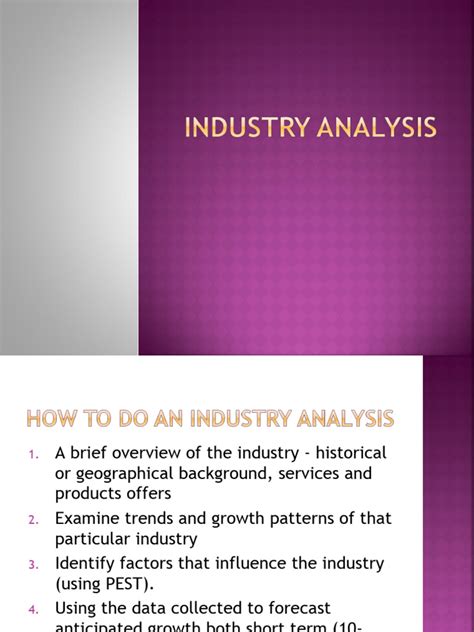 Industry Analysis | PDF