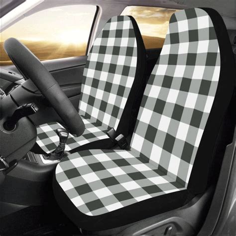 Plaid Car Seat Cover - Etsy