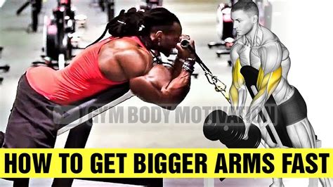 Full Biceps And Triceps Workout For Bigger Arms Cable Arm Workout