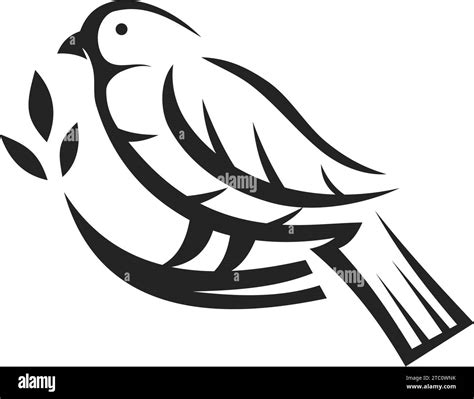 Canary Bird Logo template Isolated. Brand Identity. Icon Abstract