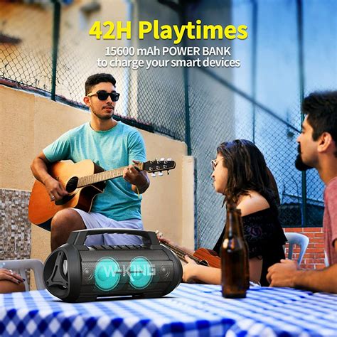 W-KING D10 70W Bluetooth Speaker IPX6 Waterproof Portable Party ...