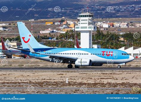 TUI Boeing 737-700 Airplane Tenerife South Airport Editorial Photo ...