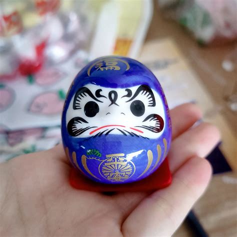 Daruma Figurine Decor Ceramic Japanese Daruma Japanese Darma Statue ...