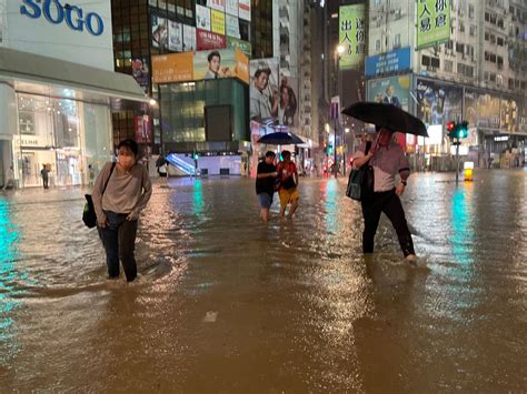 海葵餘威釀「黑色暴雨」重創香港 已致14傷！深圳水庫深夜洩洪 Ettoday大陸新聞 Ettoday新聞雲