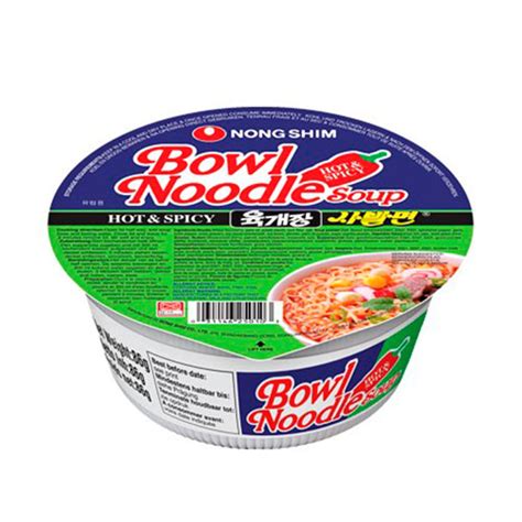 SOPA DE BOWL NOODLE HOT SPICY FLAVOR X GR KFOOD Peru