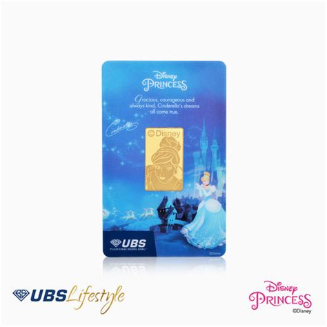 Promo UBS Logam Mulia DISNEY PRINCESS CINDERELLA EDITION 5 GR Cicil 0