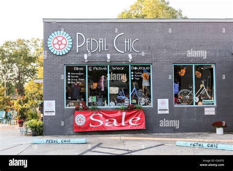 Pedal Chic Bicycle Shop In West End Historic District On Main Street In