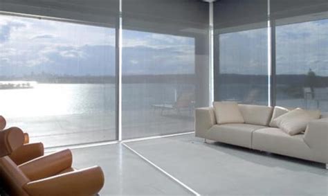 Linen Look - Transparent Linen Indoor Solar Shades | North Solar Screen