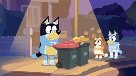 Le soir des poubelles S2E42 Bluey Télé Loisirs