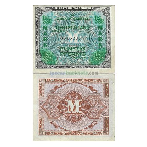 Germany Mark Allied Occupation Banknote Aunc Special Minds Store