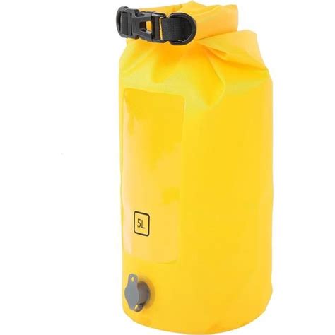 Sac Étanche TRAHOO Pour Camping Noir Capacité 5L Sortie d Eau