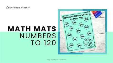 Math Mats Numbers to 120 by One Basic Teacher | TPT