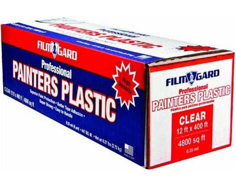 Film Gard Painters High Density Plastic Sheeting Tarp 12 X 400