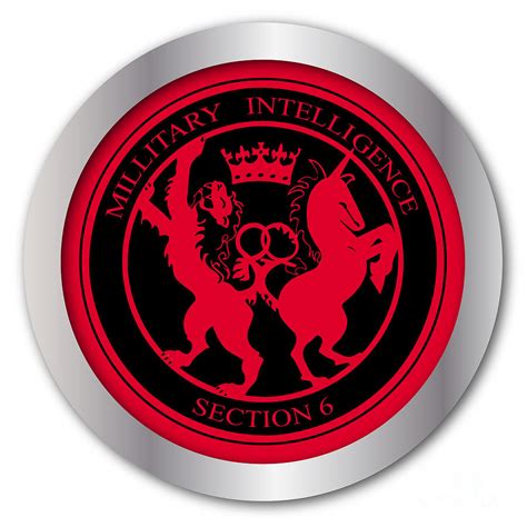 Mi6 Badge Button Digital Art By Bigalbaloo Stock Fine Art America