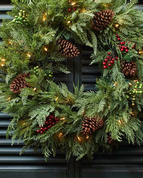 Winter Evergreen Foliage Balsam Hill Christmas Wreaths Diy