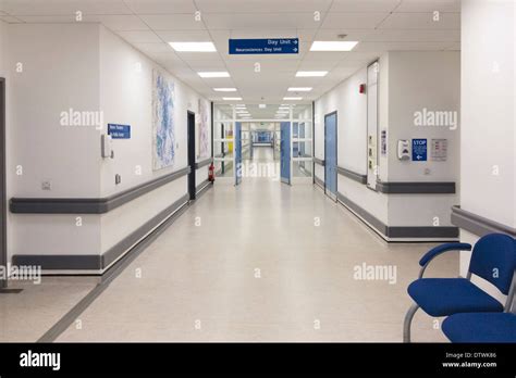 Nhs Hospital Corridor London Uk Stock Photo 66946774 Alamy