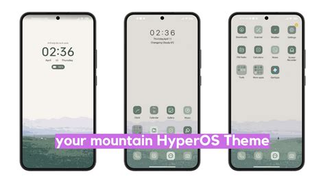 Your Mountain HyperOS Theme For Xiaomi With Minimal Experience