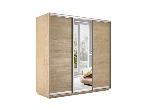 Медиум Шкаф-купе трехдверный с зеркалом, 180х220, Бежевый от D1 купить ...