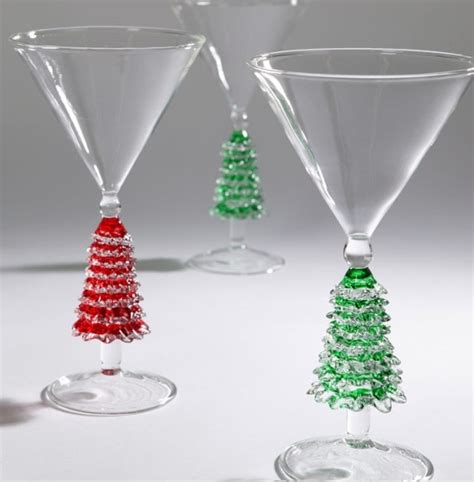 Tree Martini Glasses