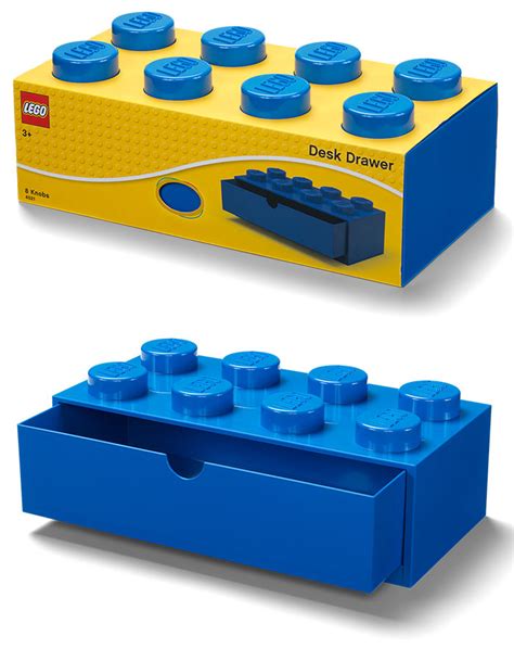 Lego Storage Desk Drawer 8 Brick Opbevaring Med 1 Skuffe 32 X 16 Cm