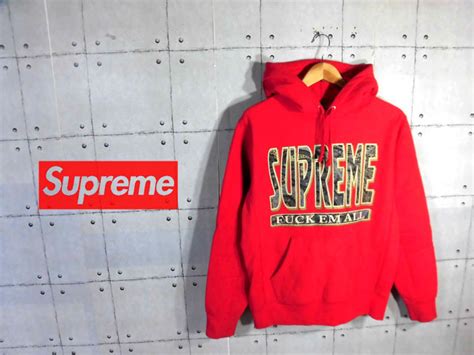 Yahoo オークション 美品17AW SUPREMEシュプリームPAISLEY FUCK EM A