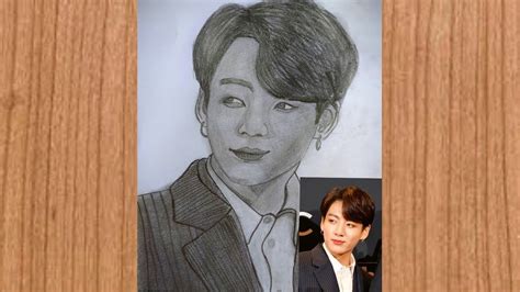 How To Draw Bts Jungkook Step By Step Easy Drawing Tutorial Srs Angela