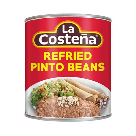 La Costena Refried Pinto Beans Shop Canned And Dried Food At H E B