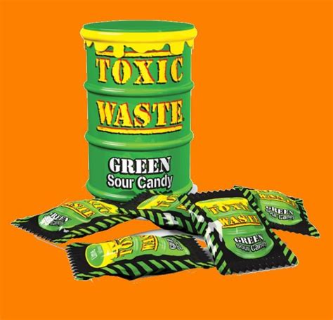 Toxic Waste Green Posted Sweets Sour Sweets Retro Sweets