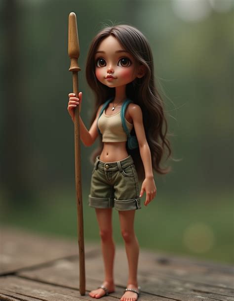 Tiny Brunette In Realistic 8K UHD Stable Diffusion Online