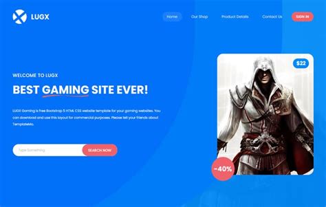 20+ Best Free Gaming Website Templates - for 2021