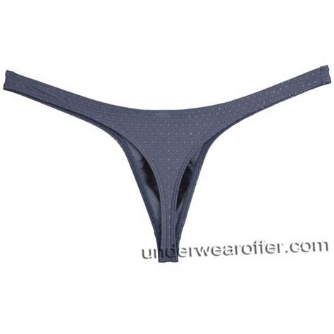 Fashion Mens Shiny Classic Fit Bulge Pouch Thong Underwear Bikini Pants G String Tangas Size M L