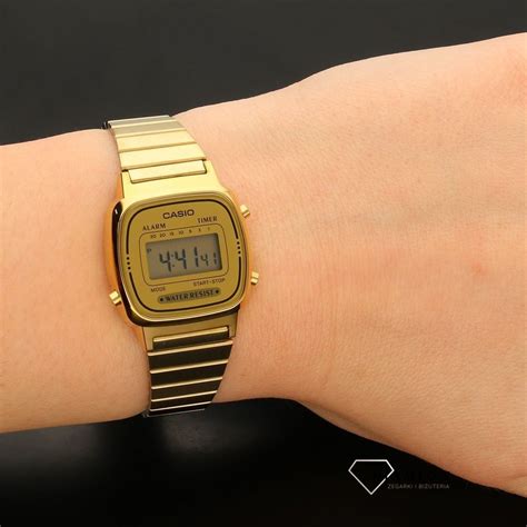 Zegarek Damski Casio Vintage LA670WEGA 9EF Zegarki Diament Pl