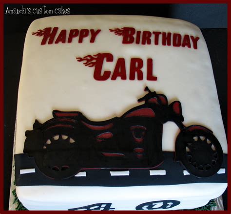 Amanda S Custom Cakes A Motorcycle Cake