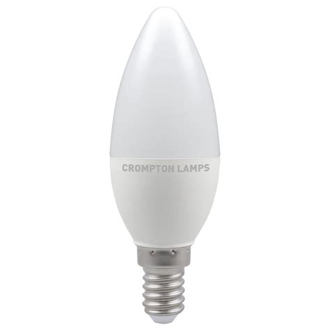 13551 LED Thermal Plastic Candle 5W 6500K Dimmable SES E14 Crompton