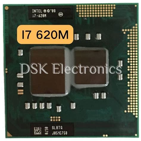 Original Intel Core I7 620m I7 620M SLBTQ SLBPD Dual Core Laptop CPU 4M ...