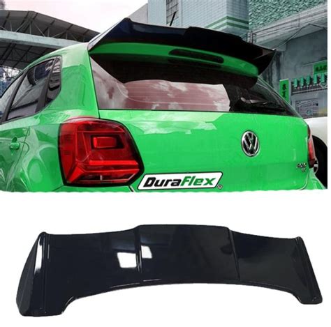 Volkswagen Polo Batman Wing Roof Spoiler Gloss Black Duraflex Duraflex