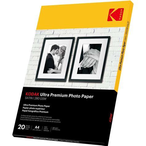 Kodak Ultra Premium A Satin Photo Paper Sheets Woolworths