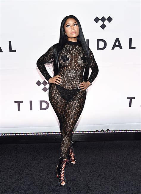 Nicki Minaj See Through / Nicki minaj is once again leaving little to the imagination. - Linsa Wall