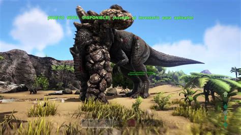 Giganotosaurus Vs Golem Ark Ps4 Youtube